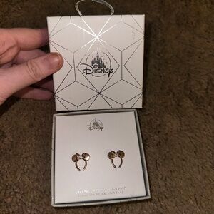 Disney Gold Mickey Mouse Earrings